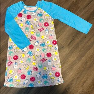 Wonder Nation Kids Nightgown with Blue Sleeves